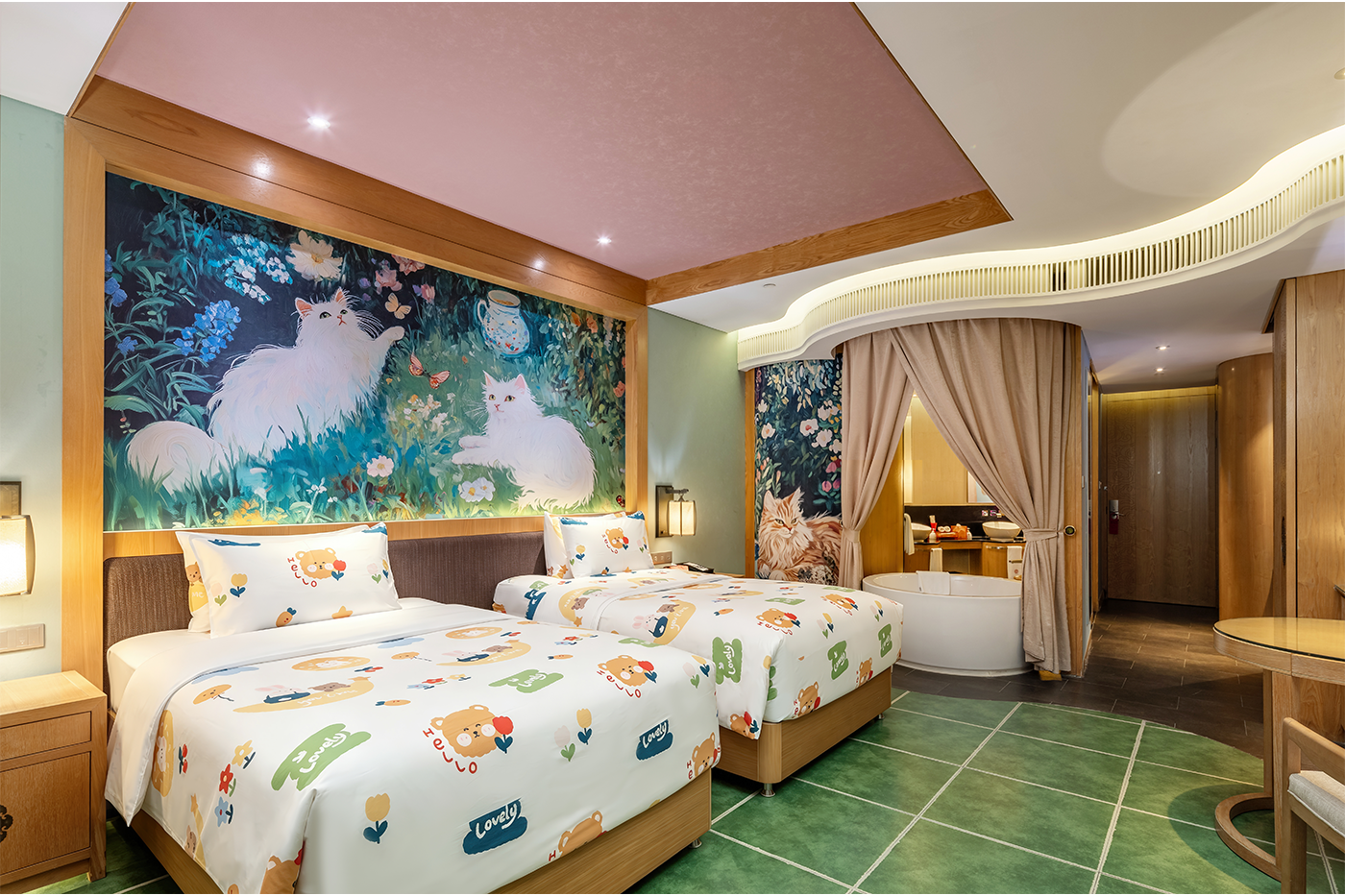 ANCNXL_Pet Theme Room Twin02